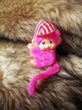 80er kleiner rosa Monchichi Klammeraffe