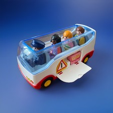 Playmobil 6773 Reisebus Shuttel Airport mit Personen + Gepäck Zustand neuwertig 