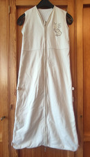 Schlafsack, gelb-weiß