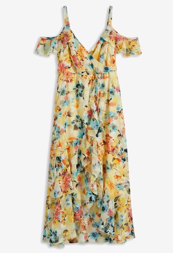 Neu chiffonkleid mit - chiffonkleid,