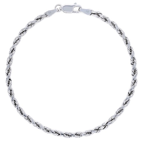 Echt 14k weiss - weiss, 3mm