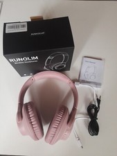 RUNOLIM Bluetooth Kopfhörer über Ohr Headset Spielekonsolen Handy Tablet etc