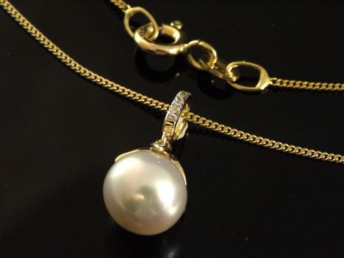 585 gold diamant perlen - 585,