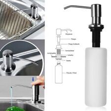 Edelstahl Einbau Seifenspender Waschbecken Lotionspender Spülmittelspender