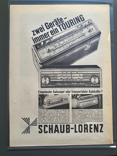 Schaub lorenz touring - touring, radio