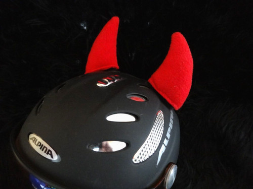 Hörner rot klett neu - hÖrner,