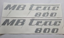 MB-trac 800 Motorhaubenaufkleber rechts und links