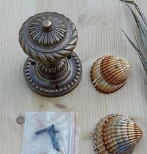 Jugendstil Antik Style Messing Türgriff Tür Knopf Möbel Knauf Türknauf B2A