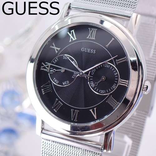 Guess herrenuhr schwarzes - herrenuhr,