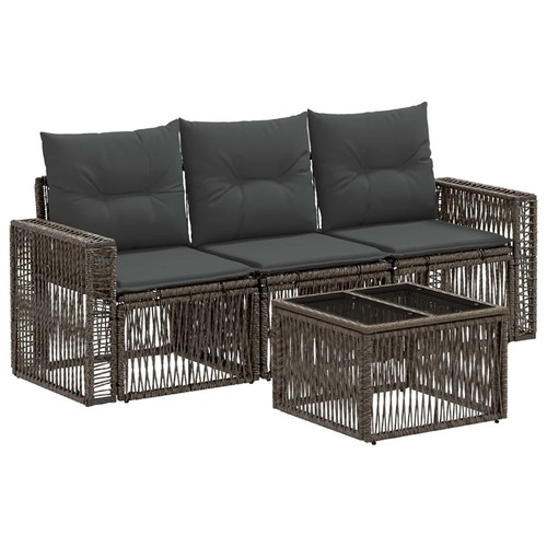 Gartensofa set poly rattan - gartensofa-set, poly-rattan