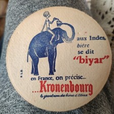 Alter Bierdeckel - Kronenbourg