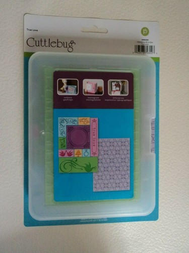 Cuttlebug true love - "true, love"