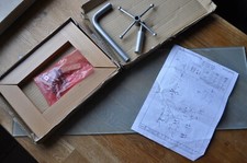 Wandgarderobe Regal Buche Massiv mit Hutablage, 5 Hacken 1 Metallstange