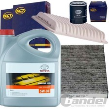 INSPEKTIONSPAKET+5W30 passend für TOYOTA ÖL AVENSIS T25 COROLLA E12