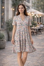 ONLY Sommerkleid geblümt Gr