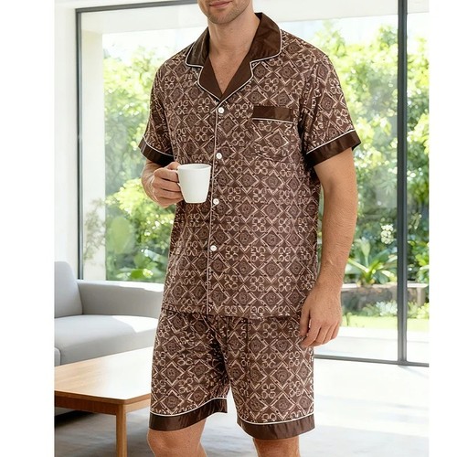 Herren seide satin - herren, pyjama