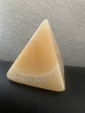 schwer Edelstein Pyramide Onyx /Marmor Schutz Energiestein ca.78×70mm Briefbesch