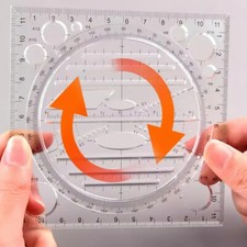 Multi Schablone Kreisschablone Lineal Rechteck Winkel Skala