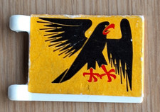 Playmobil Flagge Fahne Adler schwarz gelb Klicky Zubehör Ritter Mittelalter