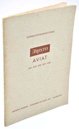 Gebrauchsanleitung aristo - gebrauchsanleitung,