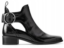 zara block heel ankle boots