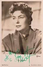 ILSE STEPPAT (1917-1969) Original Autogramm signierte UFA Postkarte 50er selten