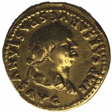 Vespasian. AD 69-79. AV Aureus Gedenkmünze 'Judaea Capta'.  sml32