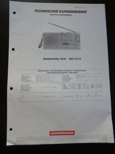 Original service manual - original,