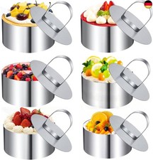 6 Stück Dessertringe 8cm