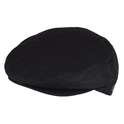Wachs flatcap schwarz - flatcap,