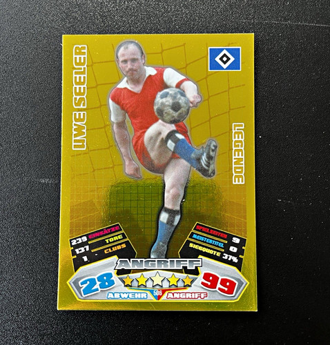 Topps match attax uwe seeler - match,