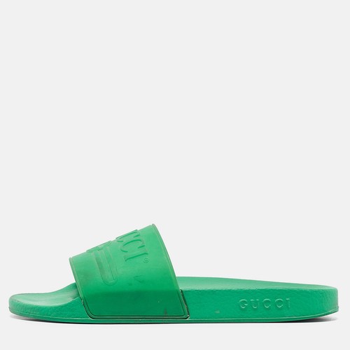 Gucci sandalen grün gummi - grün,