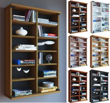 Holz CD DVD Wandregal Schrank
