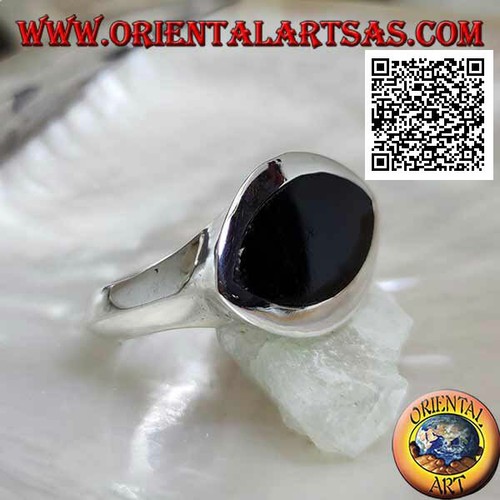 Ring aus silber 925 onyx - 925‰,