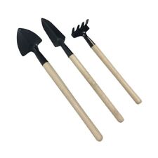 3teiliges Mini-Gartengeräte Set Werkzeuge Schaufel Spaten Harke