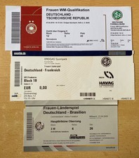 3 Alte Tickets DFB Damen