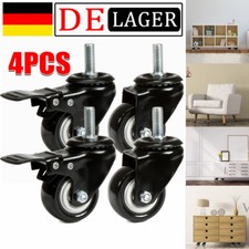 4 Rollen mit Gewindestift