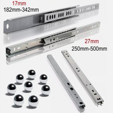 17mm / 27mm Schubladenschienen