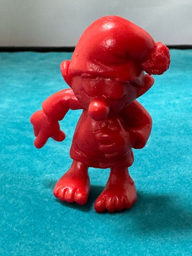 Vintage figur schlumpf rot - vintage,