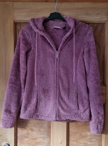 Teddyfleece jacke mit kapuze - teddyfleece,