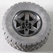 LEGO® Technic Reifen Rad Räder 94.3 x 38 R Felge schwarz 1 Stück Technik 42030