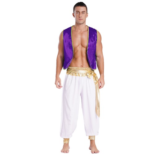 Herren aladin kostüm satin - kostüm,