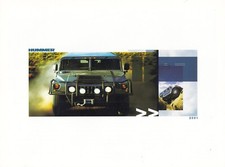 HUMMER H1 Hard Top Open Top Wagon Prospekt Brochure USA 2001 X