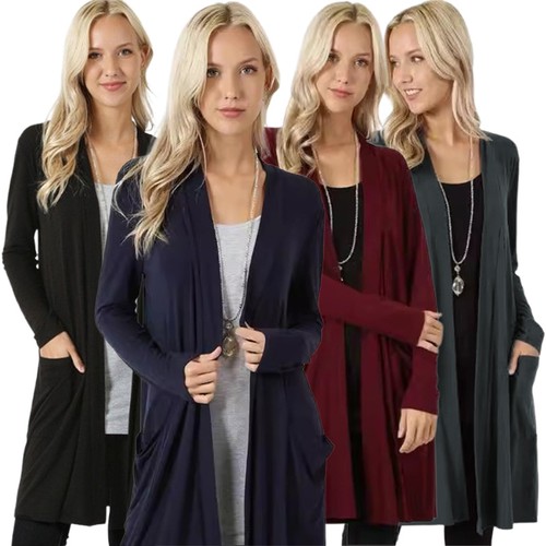 Damen langarm strickjacke - damen,
