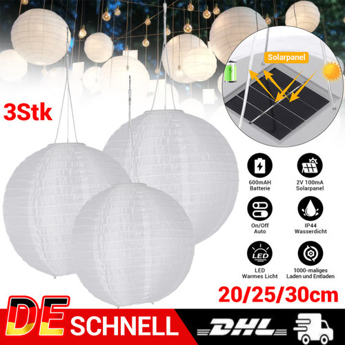 Led solarleuchte lampion - 3x,
