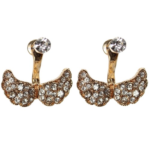 Ohrringe engelsflügel strass - ohrringe,