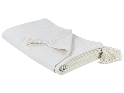 Tagesdecke baumwolle creme - tagesdecke,
