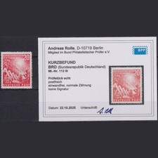 Bund Michel Nr. 112 PLF III