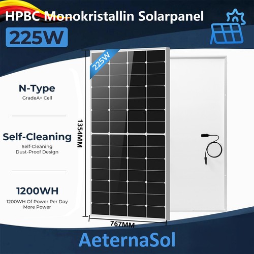 225w hpbc 12v monokristallin - 225w,