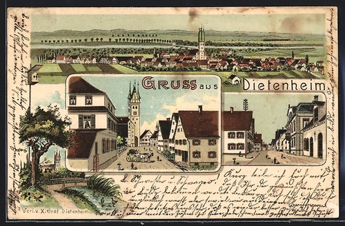 Lithographie dietenheim - lithographie,